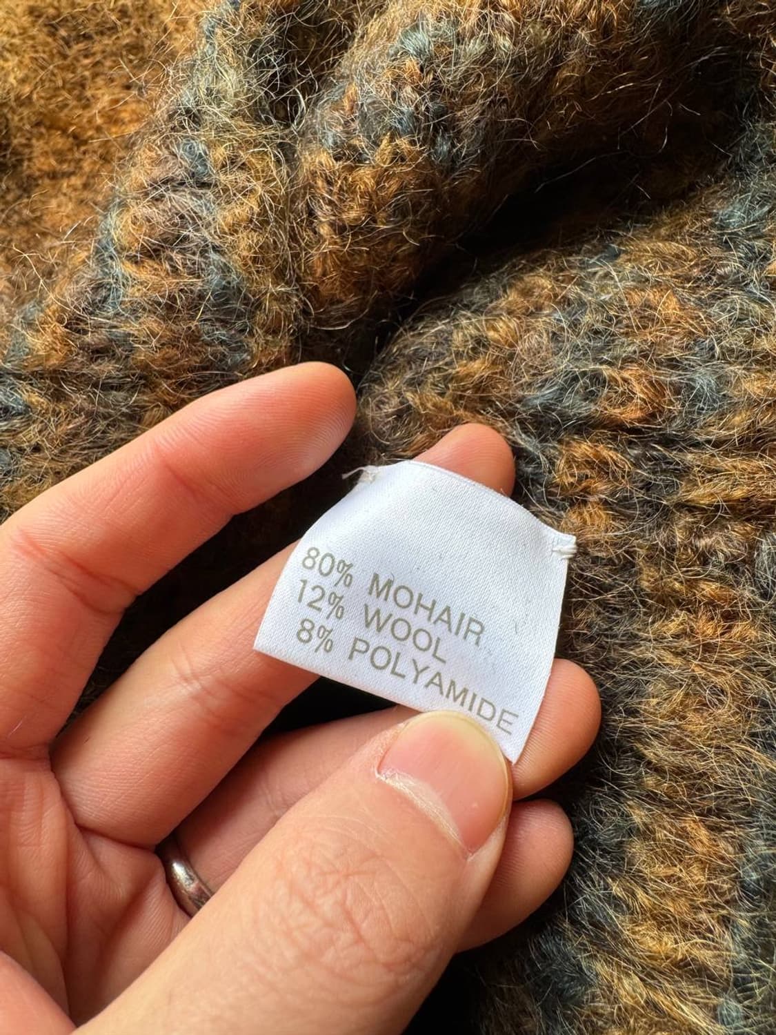 Bernat Klein mohair v neck sweater 상품이미지4