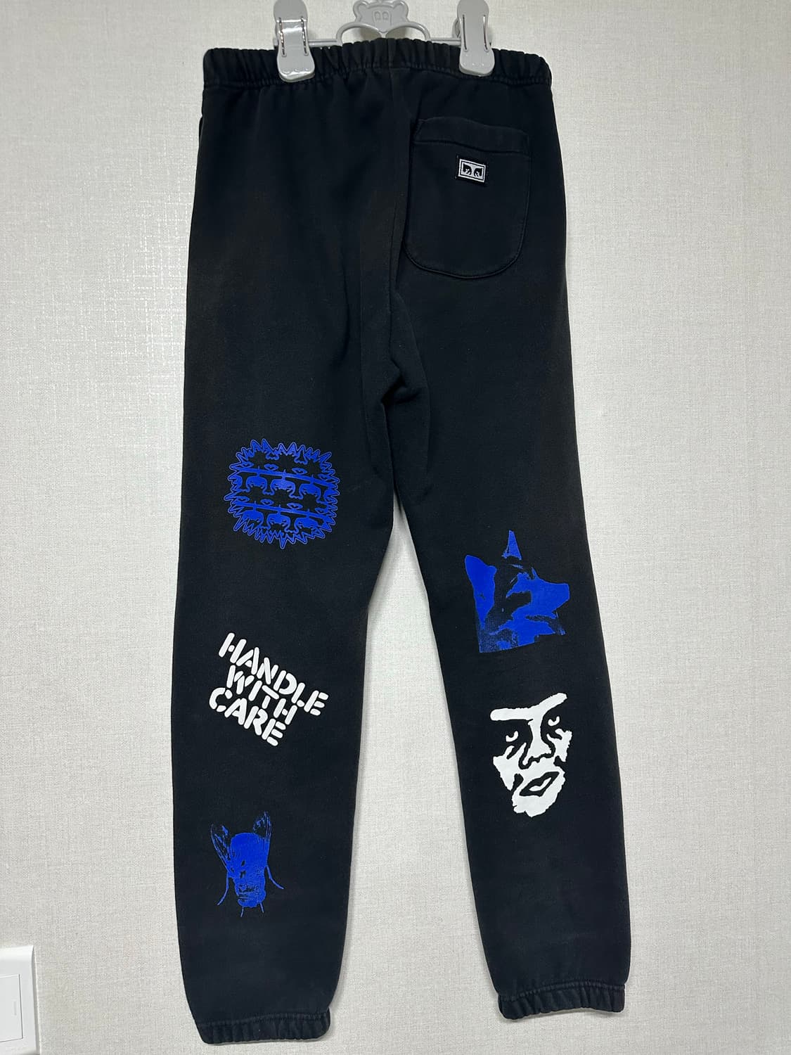 오베이 프린팅 스웻팬츠 M 상품이미지2