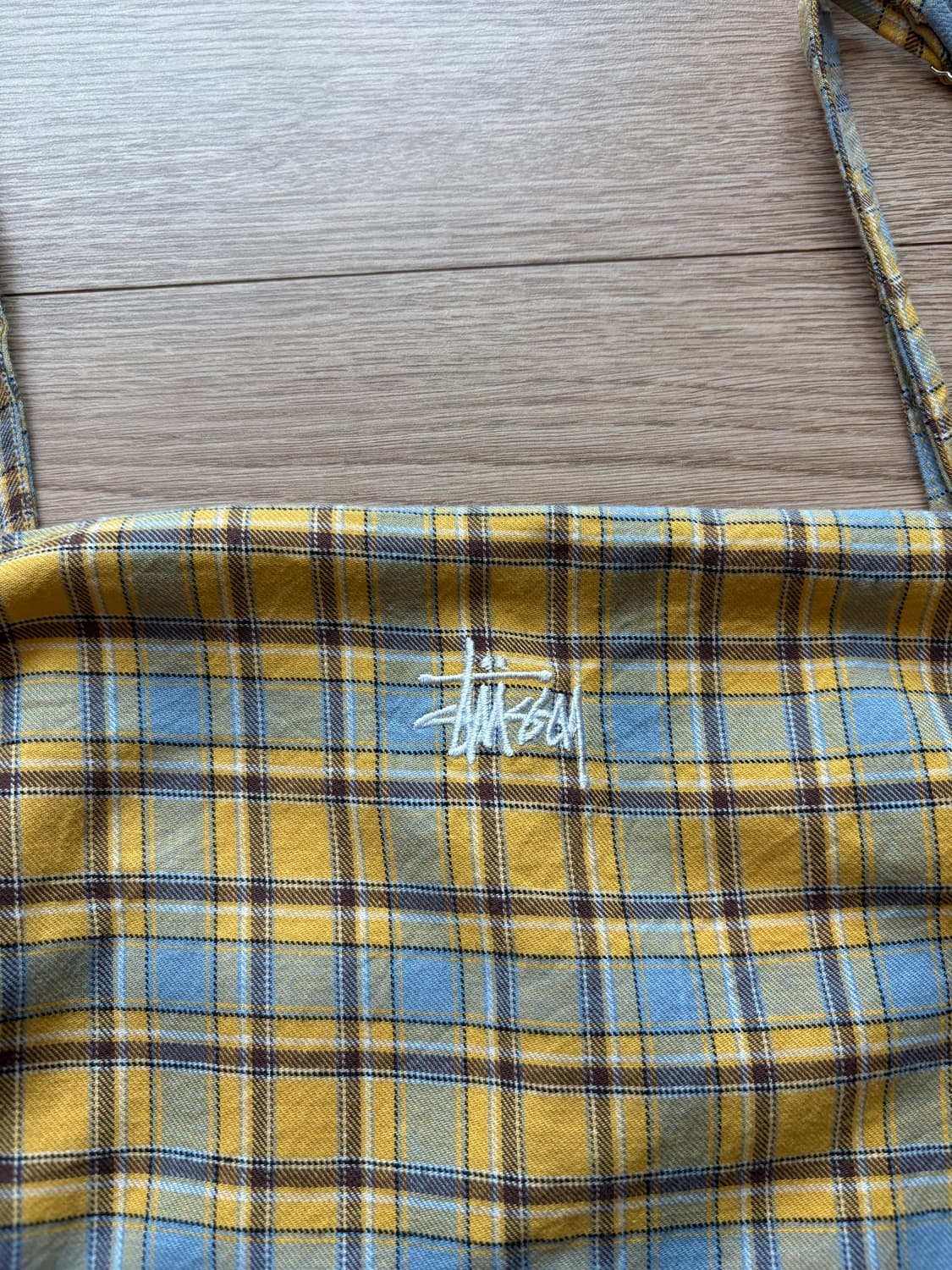 스투시 스퀘어넥 나시 체크 원피스  상품이미지2