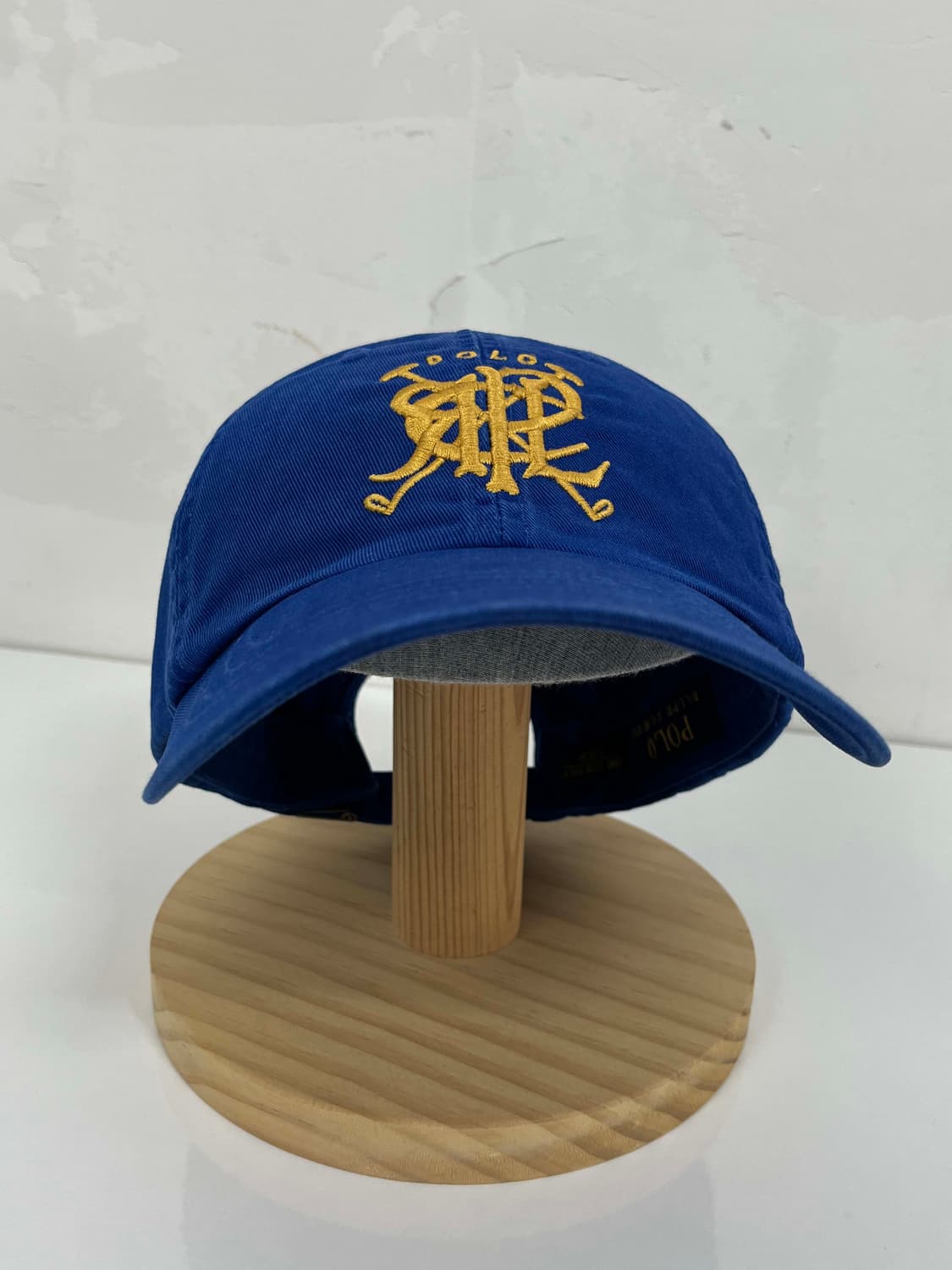 폴로 랄프로렌 로얄블루 스크래블 엠브로이더리 볼캡 모자 상품이미지1