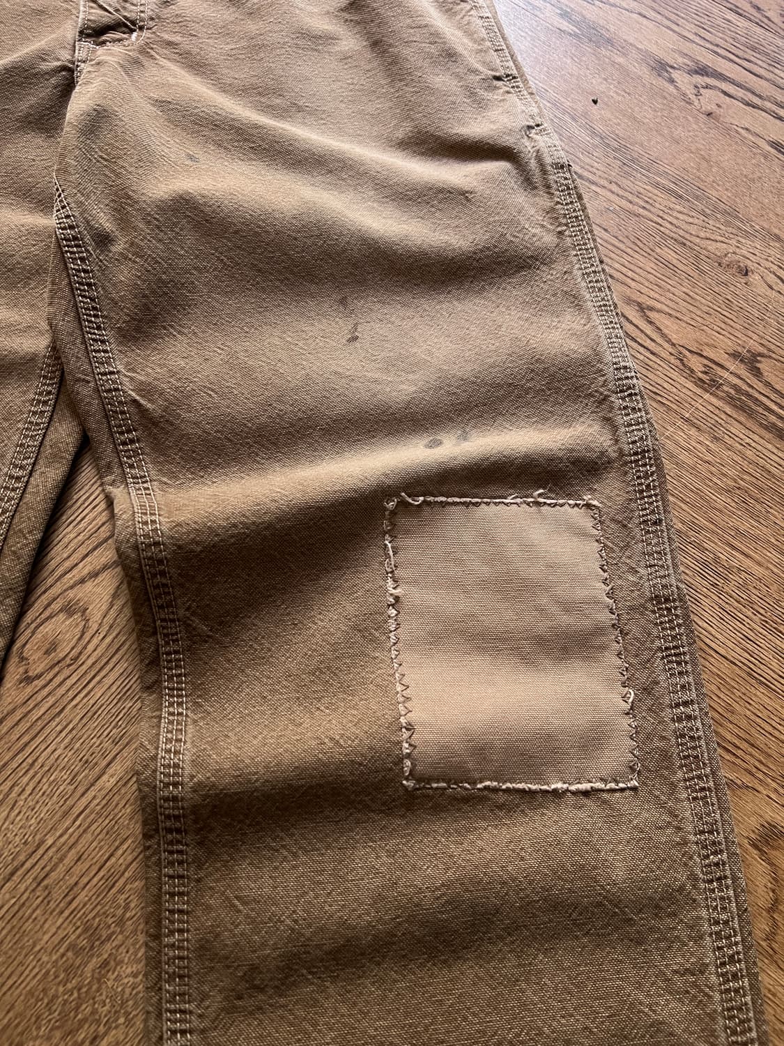 [32]칼하트FR USA 빈티지 리페어 브라운 카펜터 워크 팬츠 상품이미지4