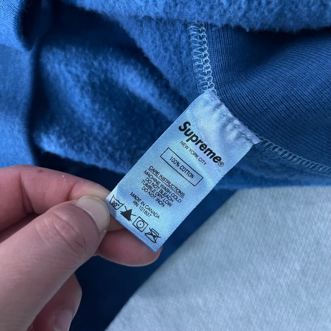 105 슈프림 인사이드 아웃 박스로고 타이다이 후드티 상품이미지9