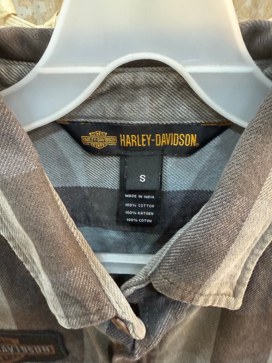 95 정품 할리데이비슨 백 자수로고 반팔셔츠 팝니다 상품이미지2