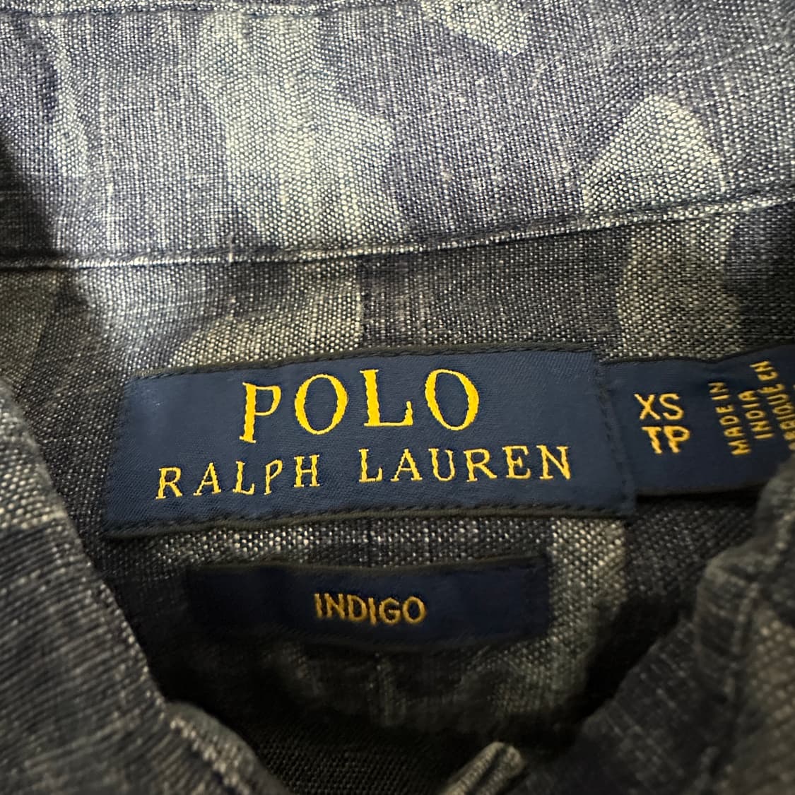 POLO RALPH LAUREN indigo camo shirt 상품이미지3