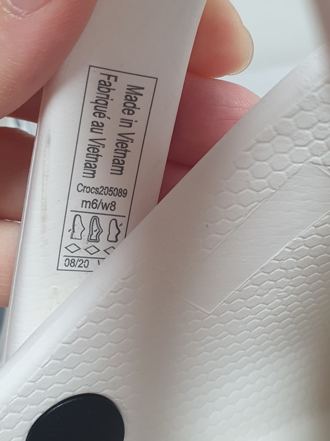 택포가 250mm 크록스 샌들 바야밴드 클로그 화이트 상품이미지10