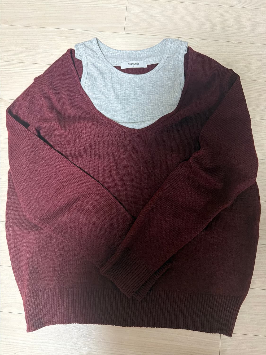 에잇세컨즈 긴소매 와인 상품이미지4