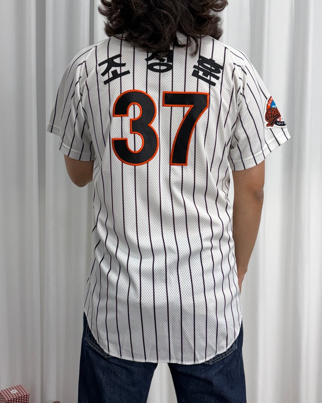 [M]롯데 자이언츠 조정훈 프로페셔널 야구 유니폼 상품이미지2