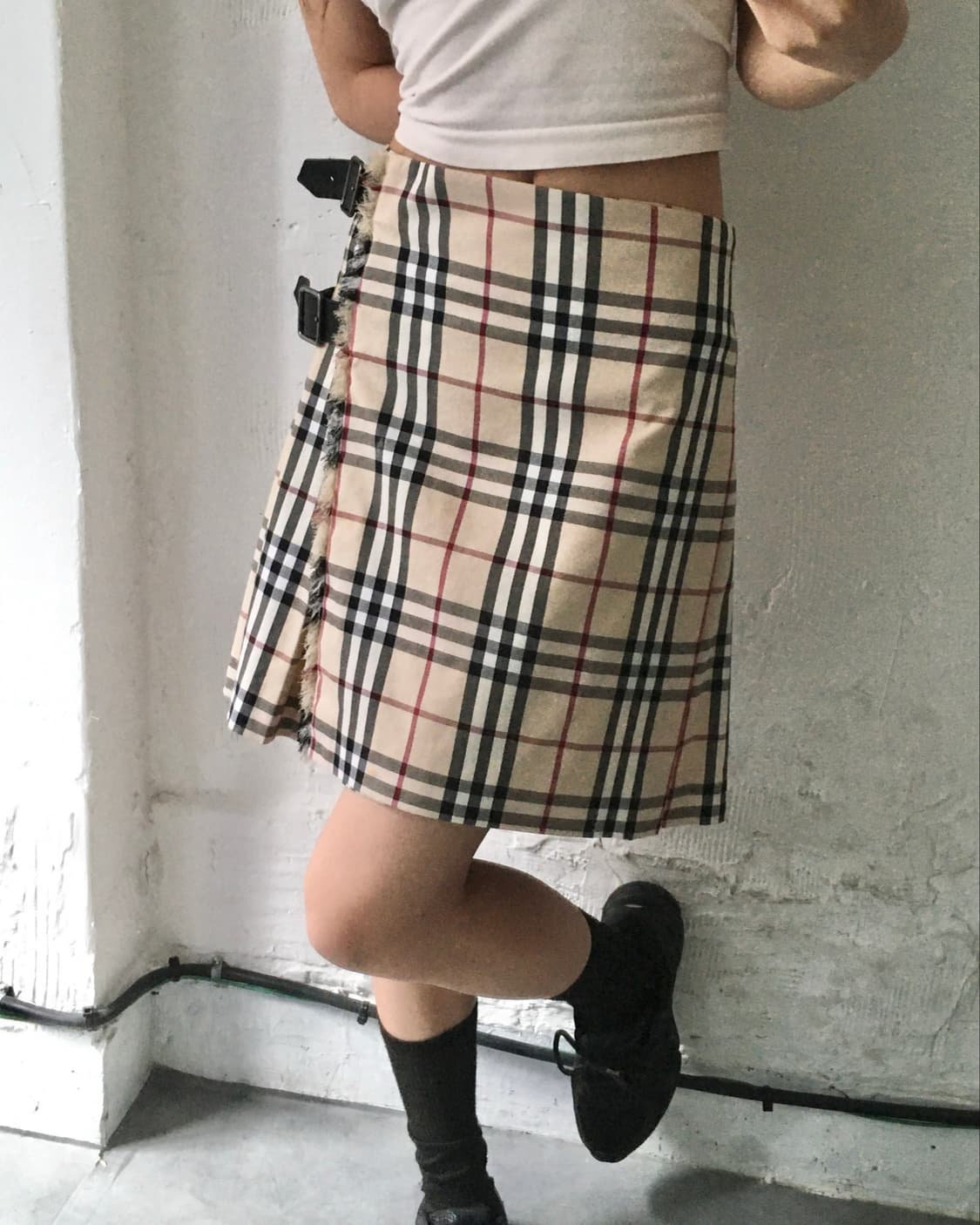 Burberry 버버리 런던 노바체크 버클 미니 스커트 상품이미지1