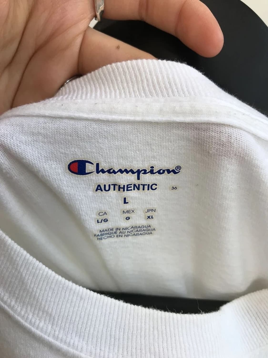 Champion Logo Tee White 상품이미지9