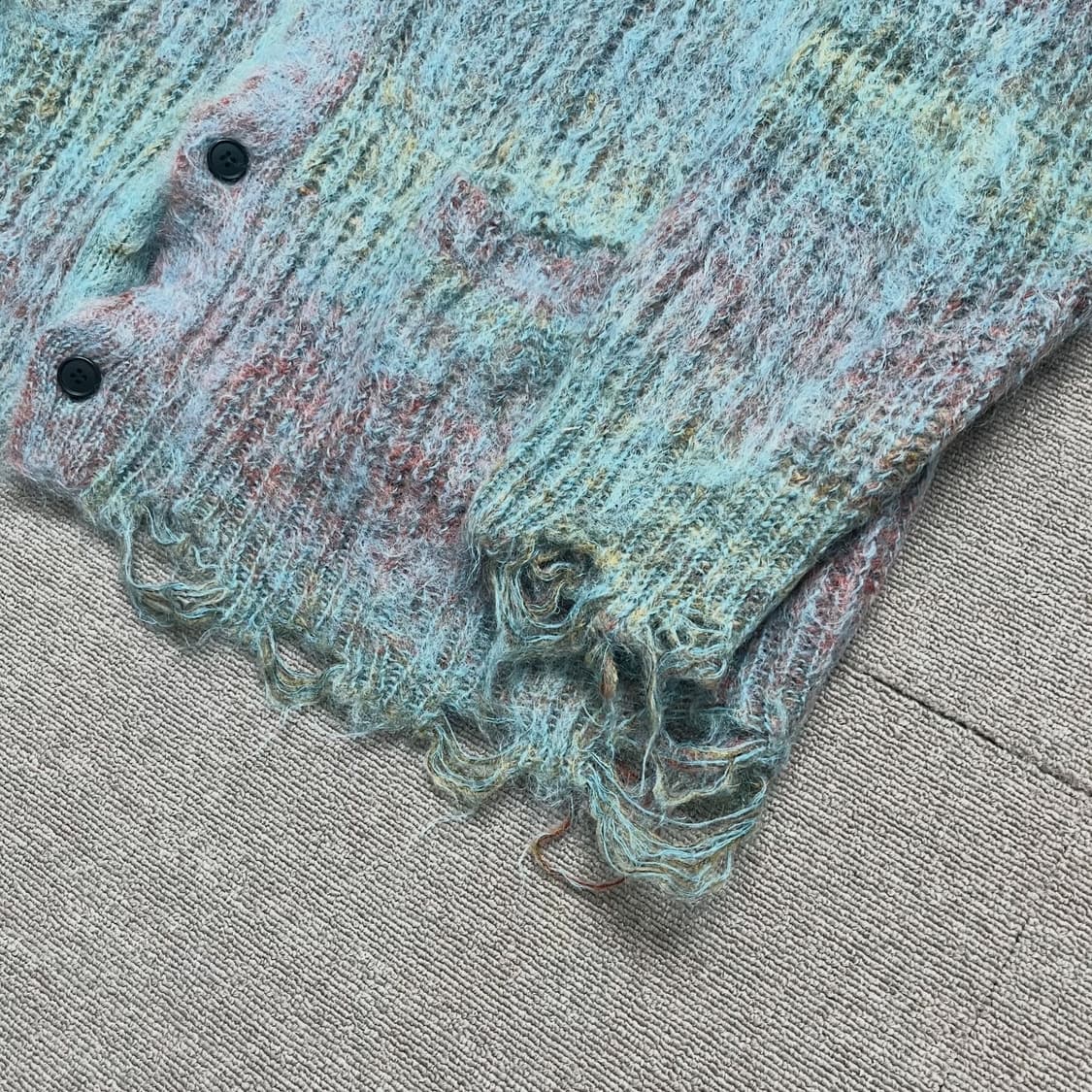 카미야 모헤어 가디건 상품이미지5