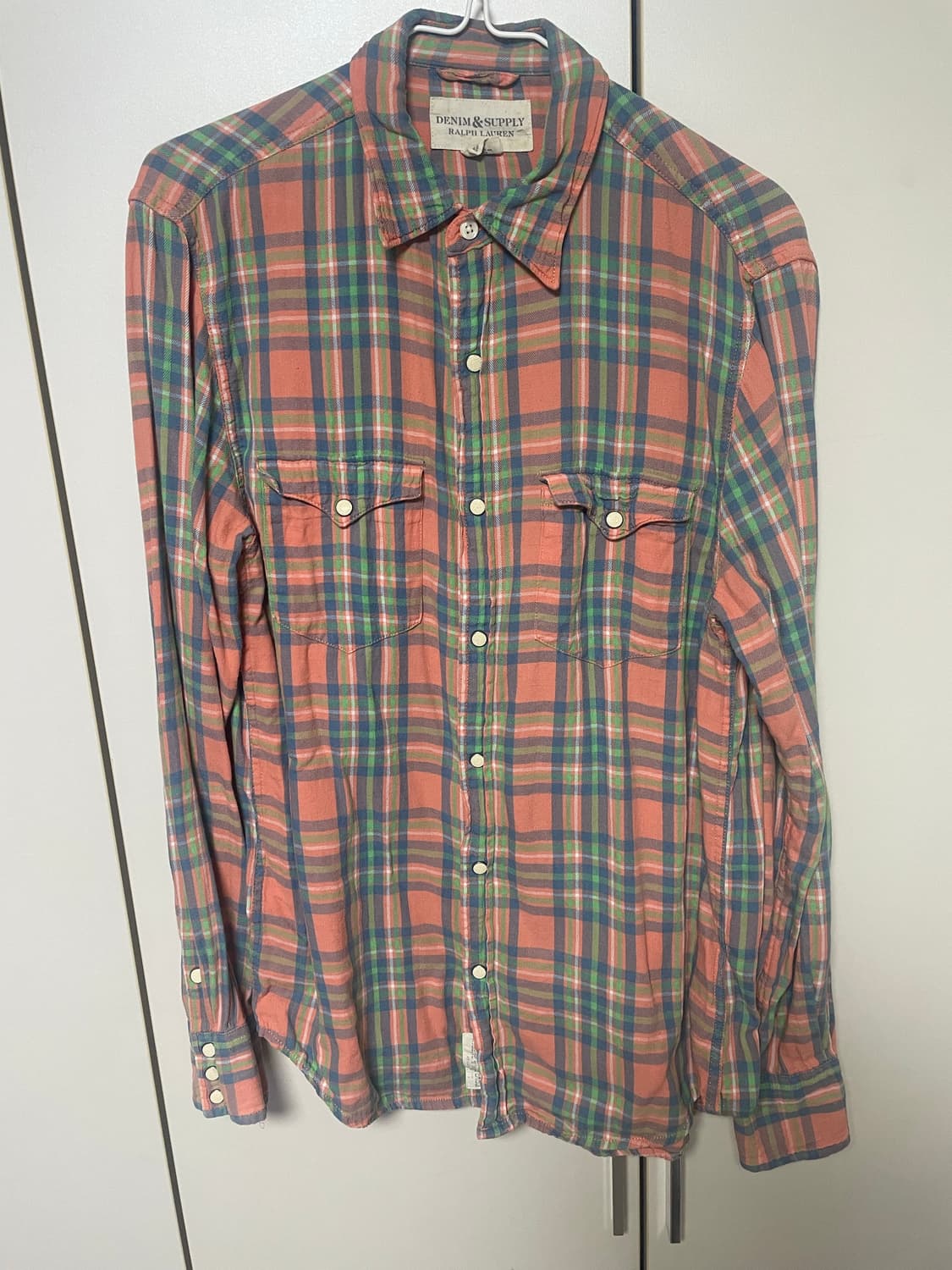 폴로 라프로렌 플란넬 웨스턴 셔츠 S 상품이미지2