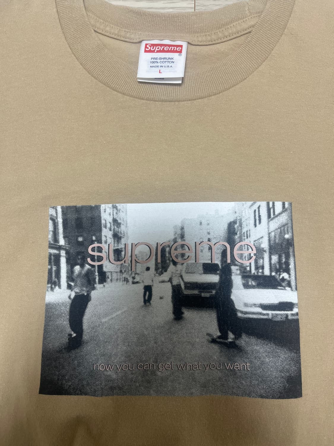 슈프림 크루96 티셔츠 카키 - 24ss [L] 상품이미지2