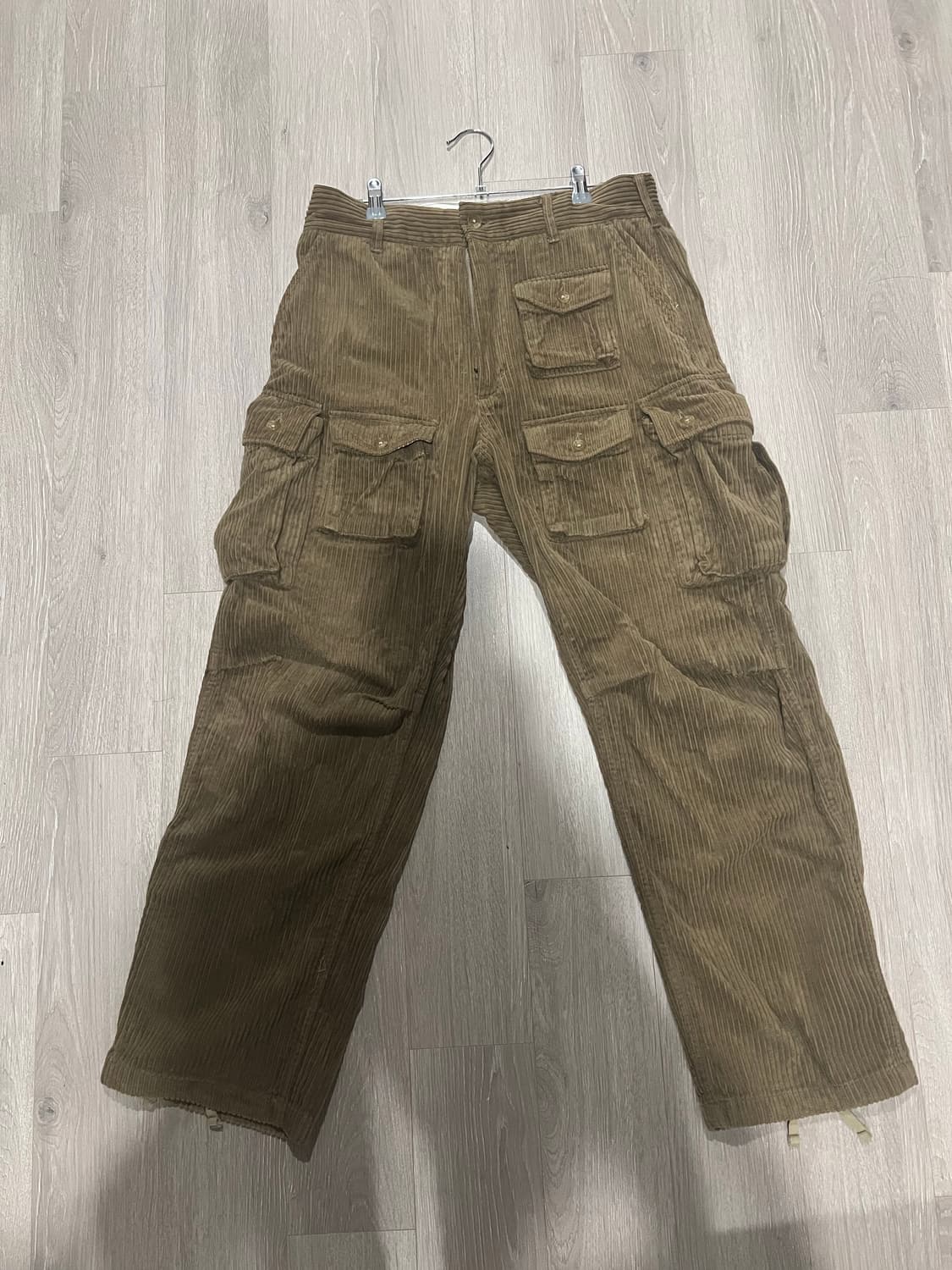 엔가 코듀로이 FA팬츠 카키 S (31~32) 상품이미지2