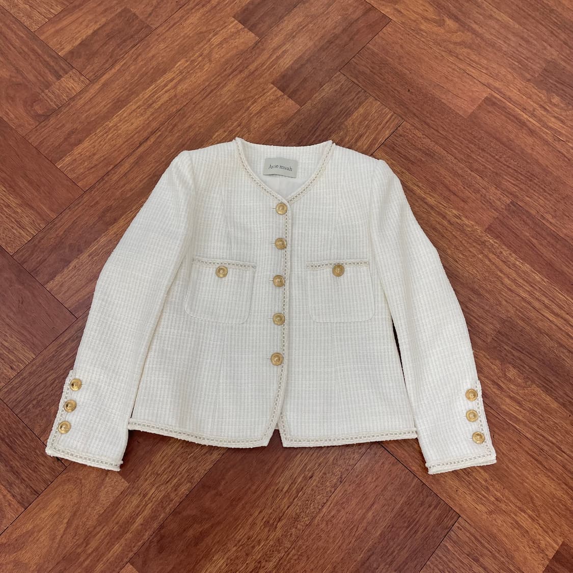 아비에무아 강민경 트위드 자켓 상품이미지2