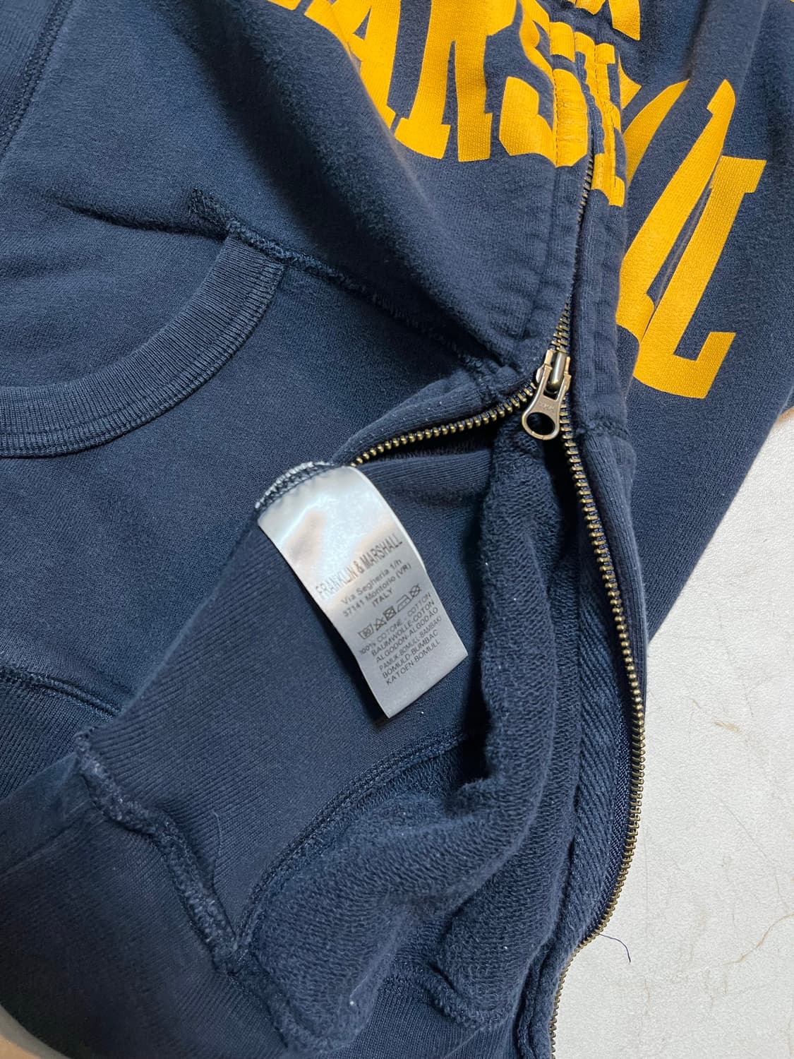 Made in italy 프랭클린 앤 마샬 후드 집업 M 상품이미지6