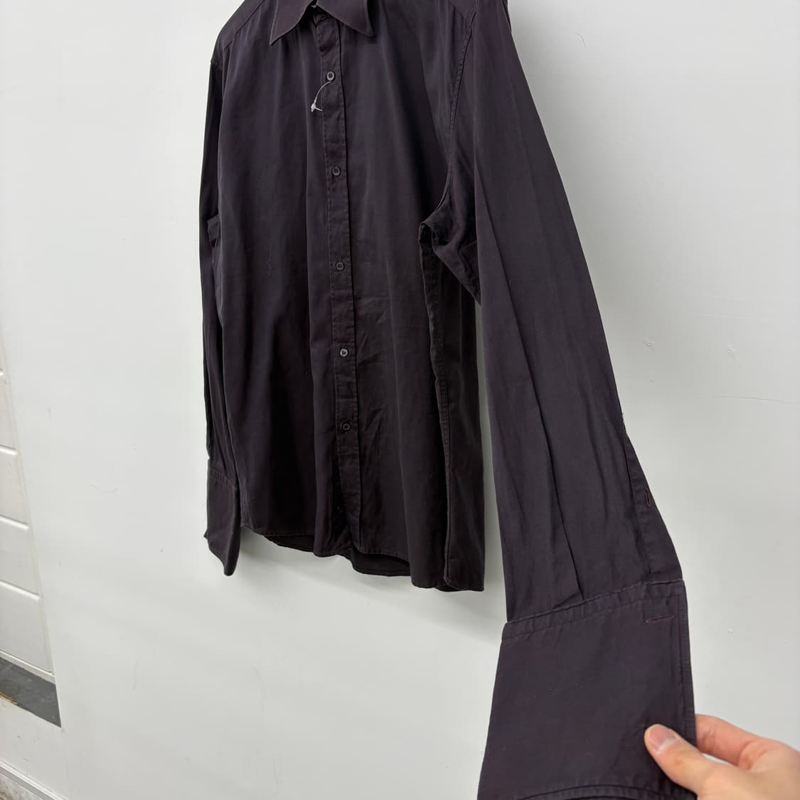 구찌 퍼플 빈티지 남방 셔츠 남성 L 상품이미지3