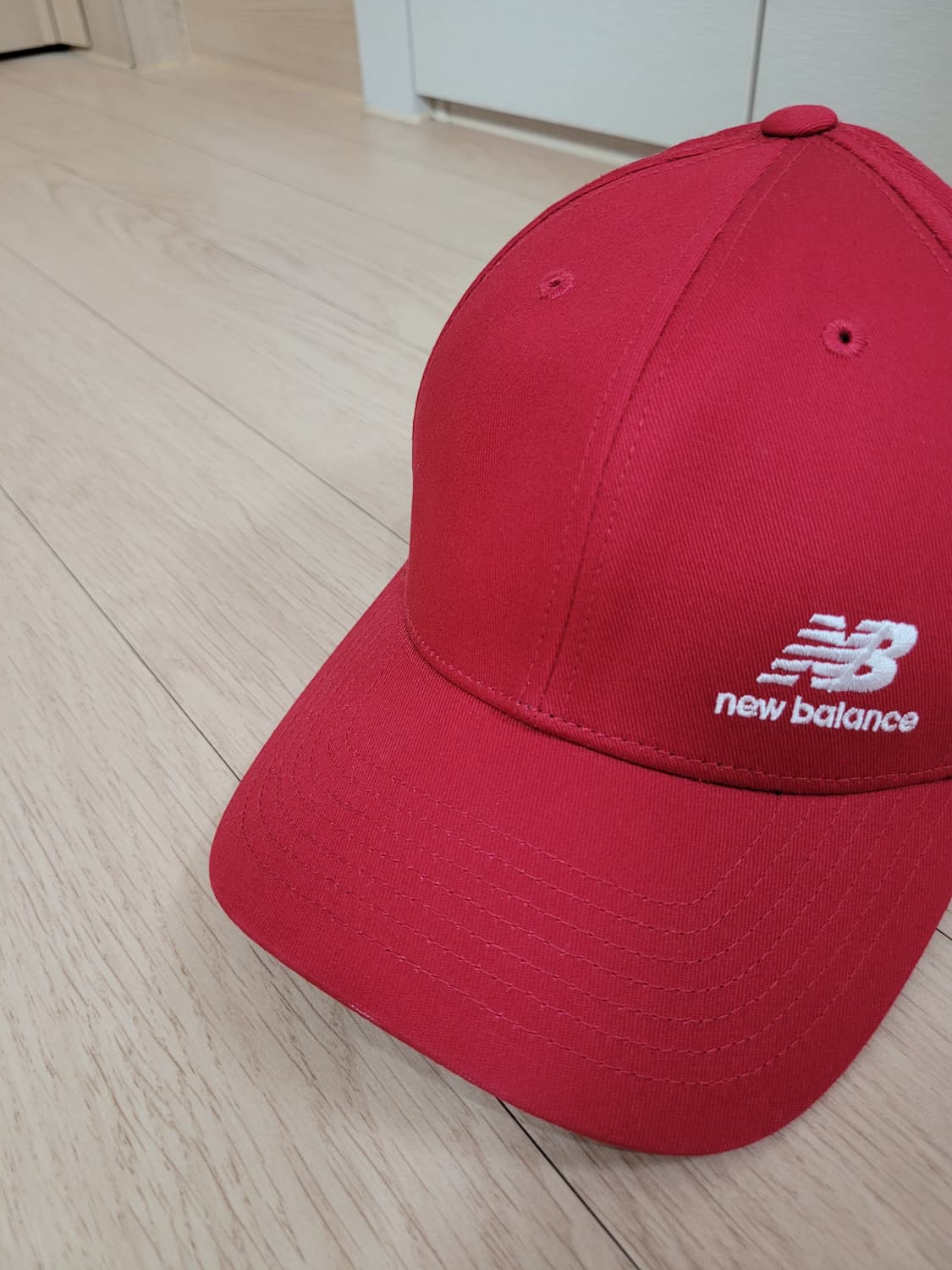 뉴발란스 New Balance  볼캡 FREE 사이즈 레드 상품이미지2