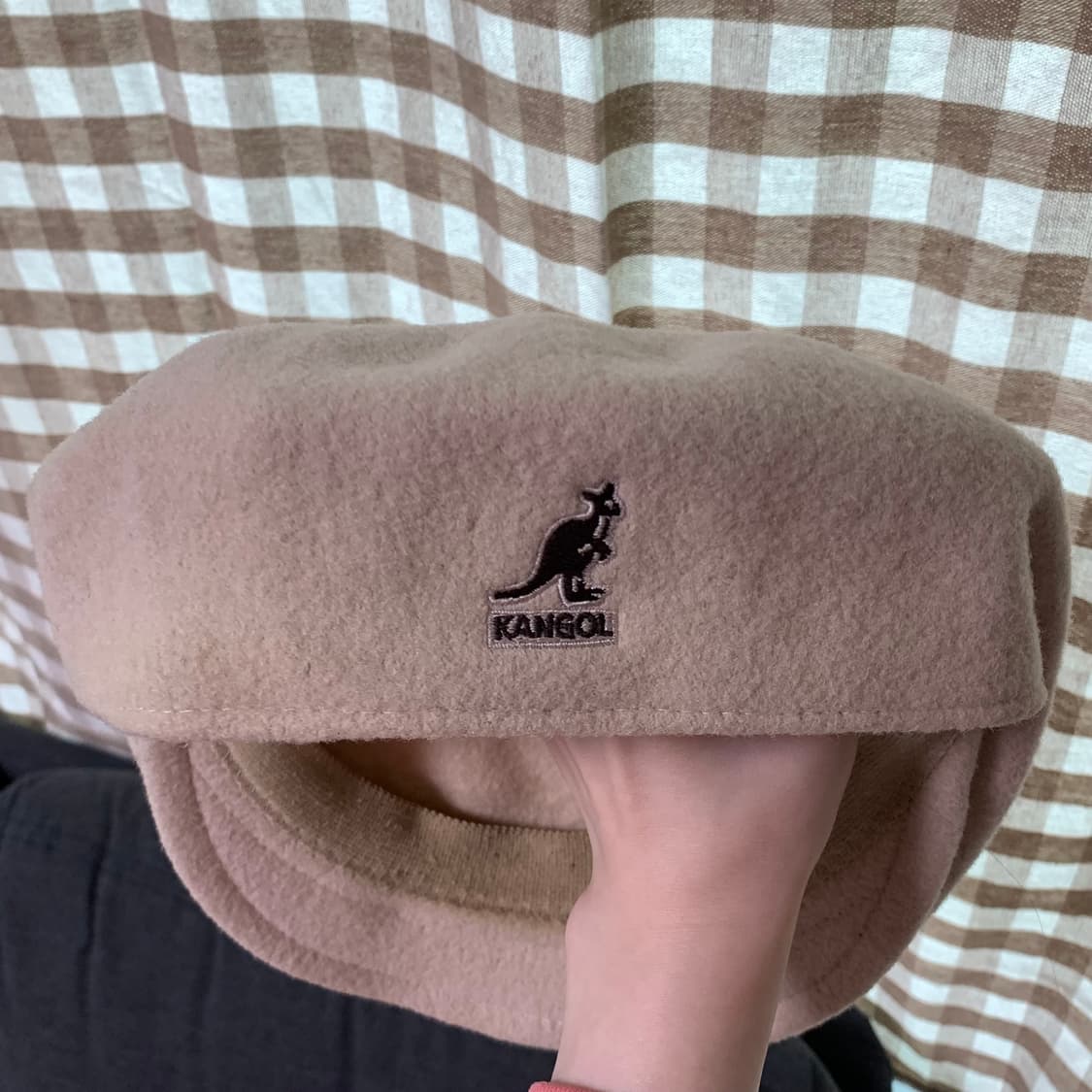 캉골 베이지 베레모 헌팅캡 상품이미지1