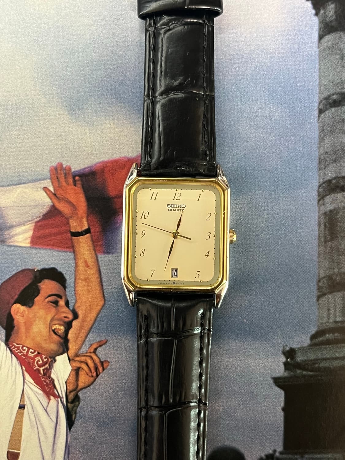 Vintage Seiko Quartz Tank Watch 상품이미지2
