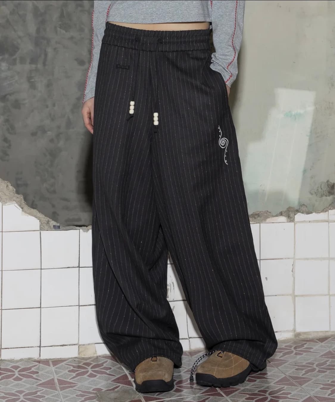 루나키후 스트라이프 팬츠 상품이미지3