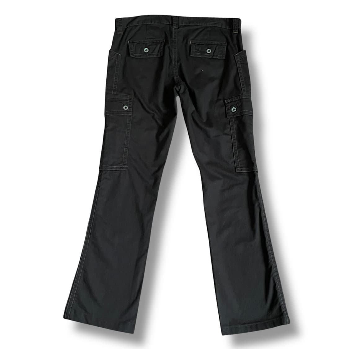 (32) 폴로 진스 블랙 카고 세비부츠컷 치노 팬츠 상품이미지2