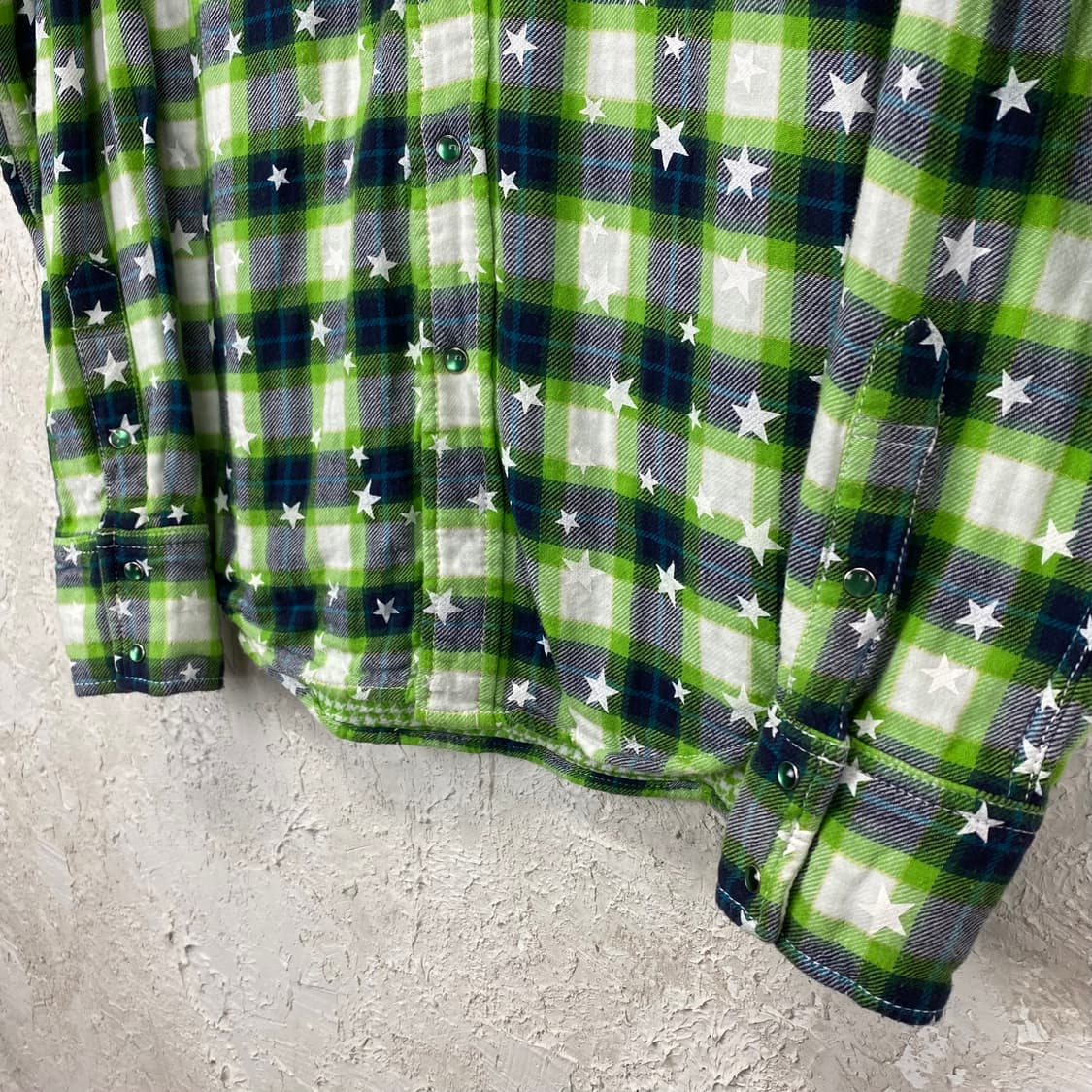 VAROSH 스타 도트 체크 웨스턴 셔츠 상품이미지3