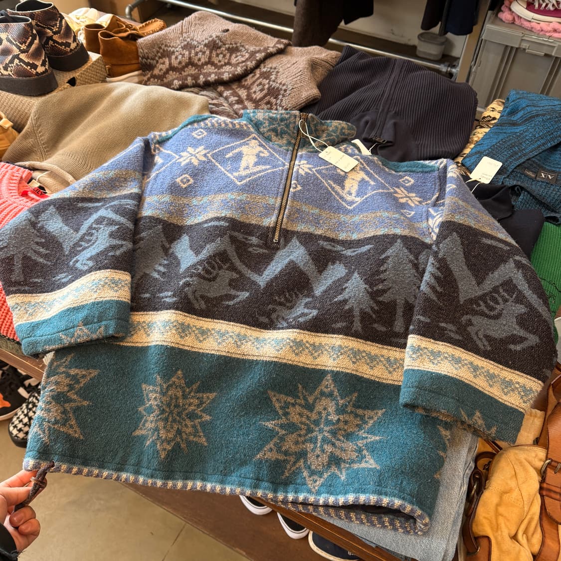 엘엘빈 플리스 아노락 포르투갈 생산 L 상품이미지1