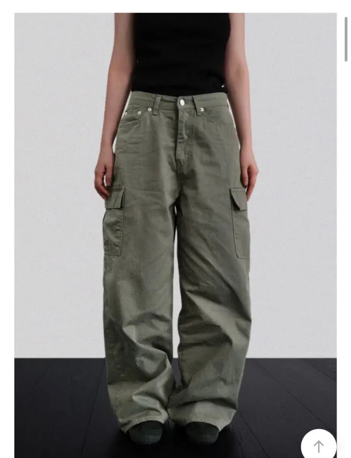 어텀 카고팬츠 카키 상품이미지3