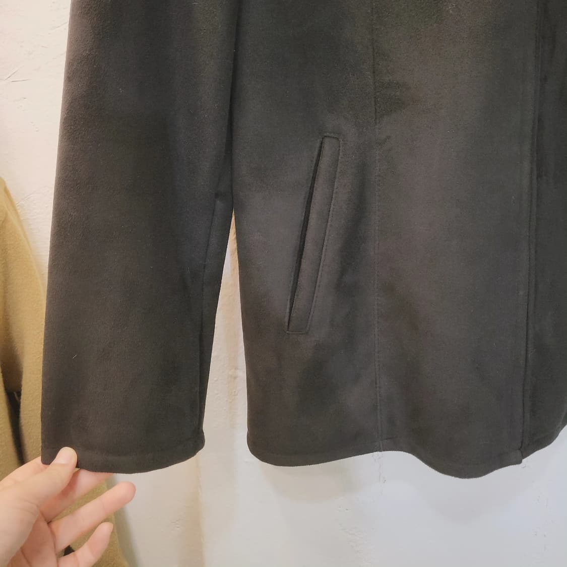 Protagonist 파인울 블랙 무스탕(Italy fabric) 상품이미지3