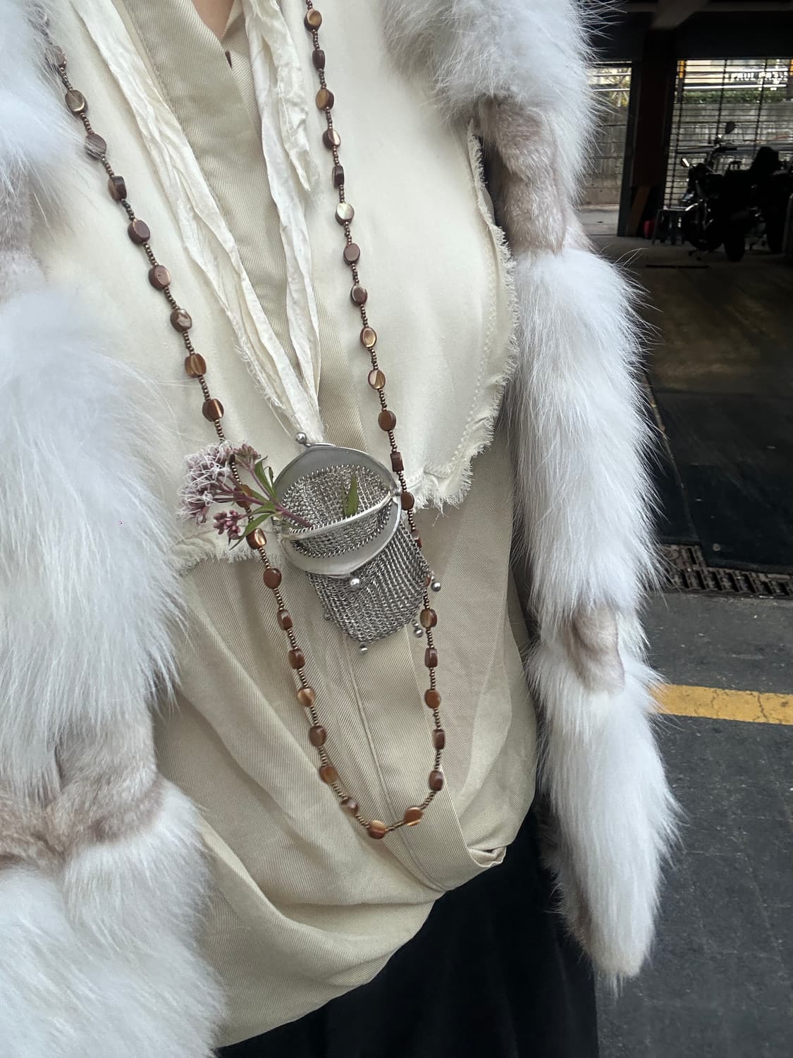 French Coin Silver Chain Purse 상품이미지8