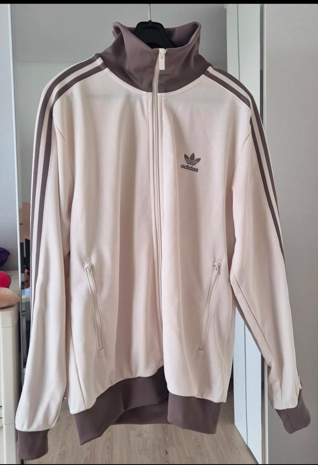 아디다스 베켄바우어 트랙탑 원더 화이트 트레이닝 자켓 브라운 L 상품이미지1