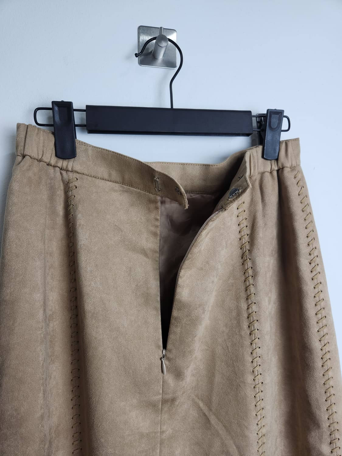 스웨이드 언발 스커트 상품이미지9