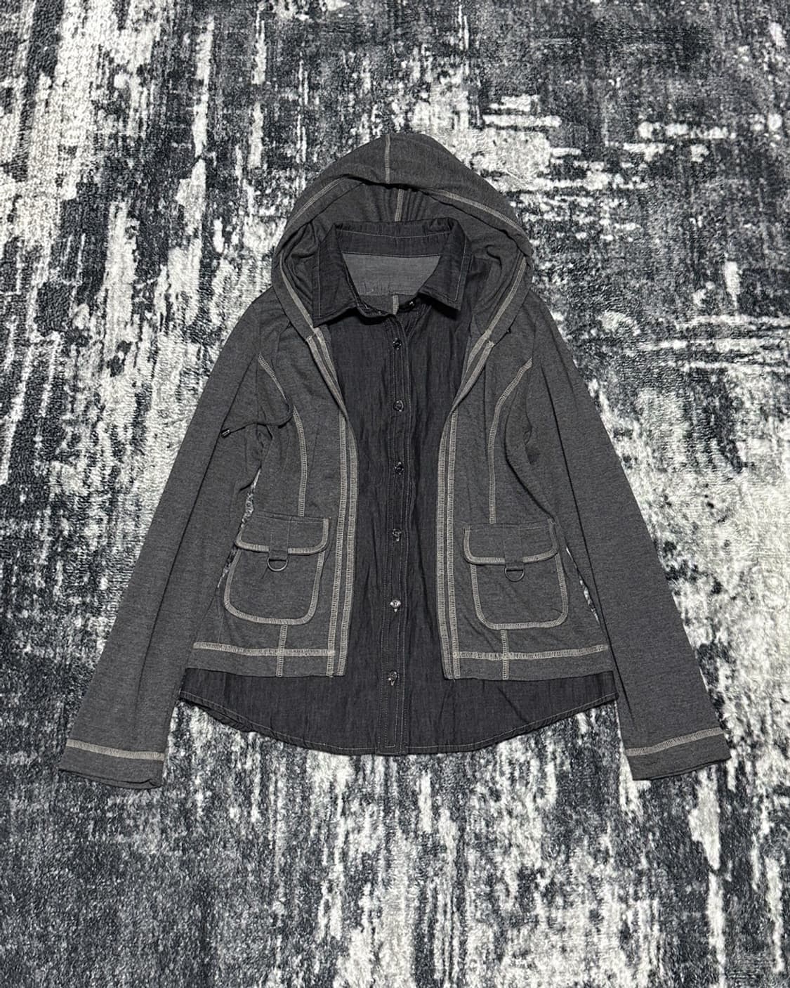 {UNKNOWN} Docking Shirt Hood Jacket   상품이미지2