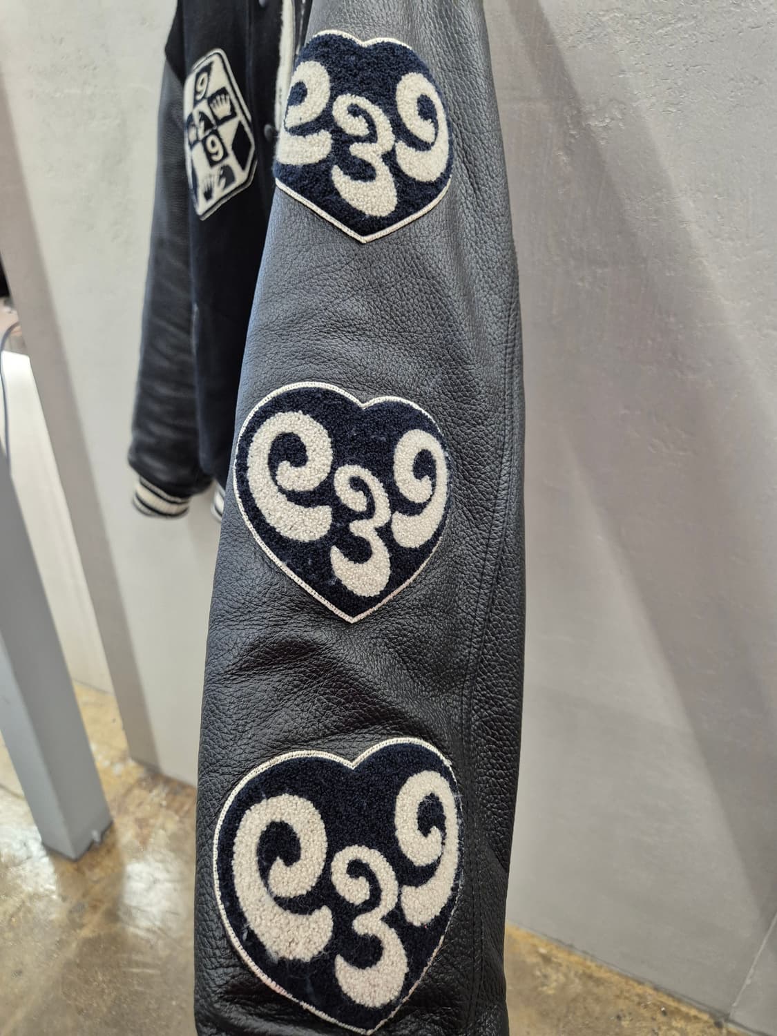 아카이브 볼드 체스 바시티 자켓 L 상품이미지5