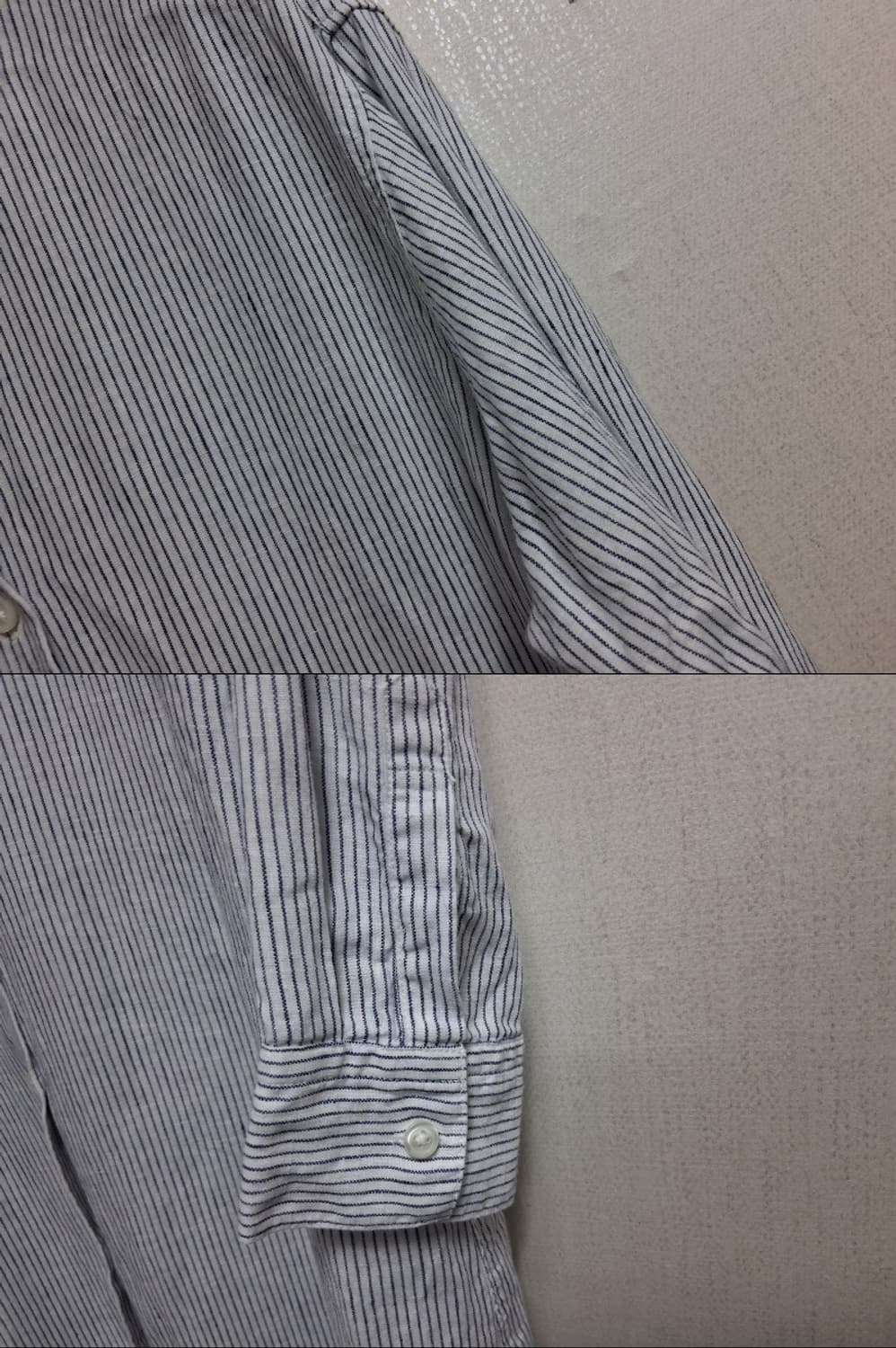 무인양품 MUJI 무지  린넨 셔츠원피스 100%린넨6677. L 상품이미지4