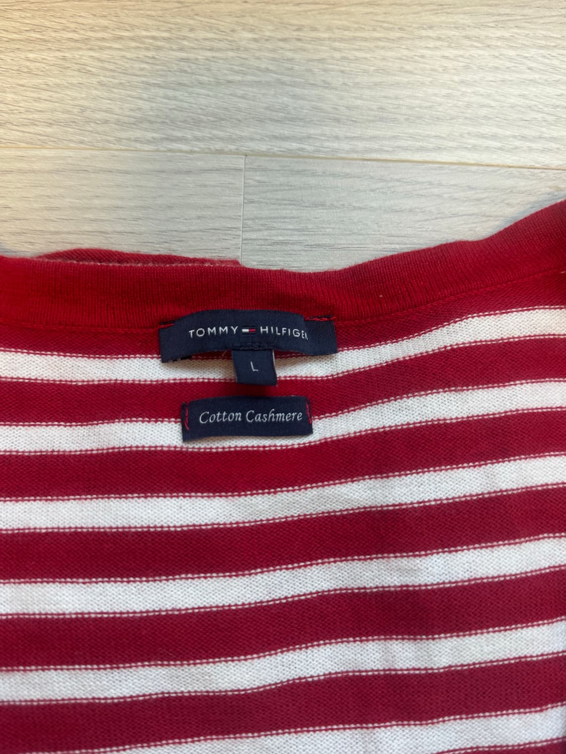 [정품] 타미힐피거 여성 코튼 캐시미어 가디건 (L사이즈/66~77) 상품이미지6