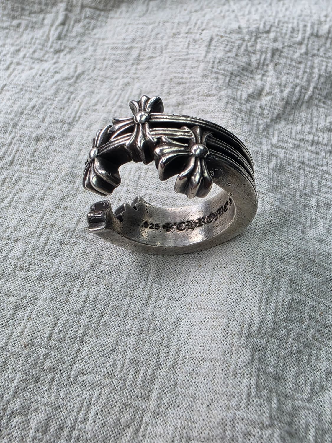 크롬하츠 3ch 라운드링 us9호 판매합니다. 상품이미지7