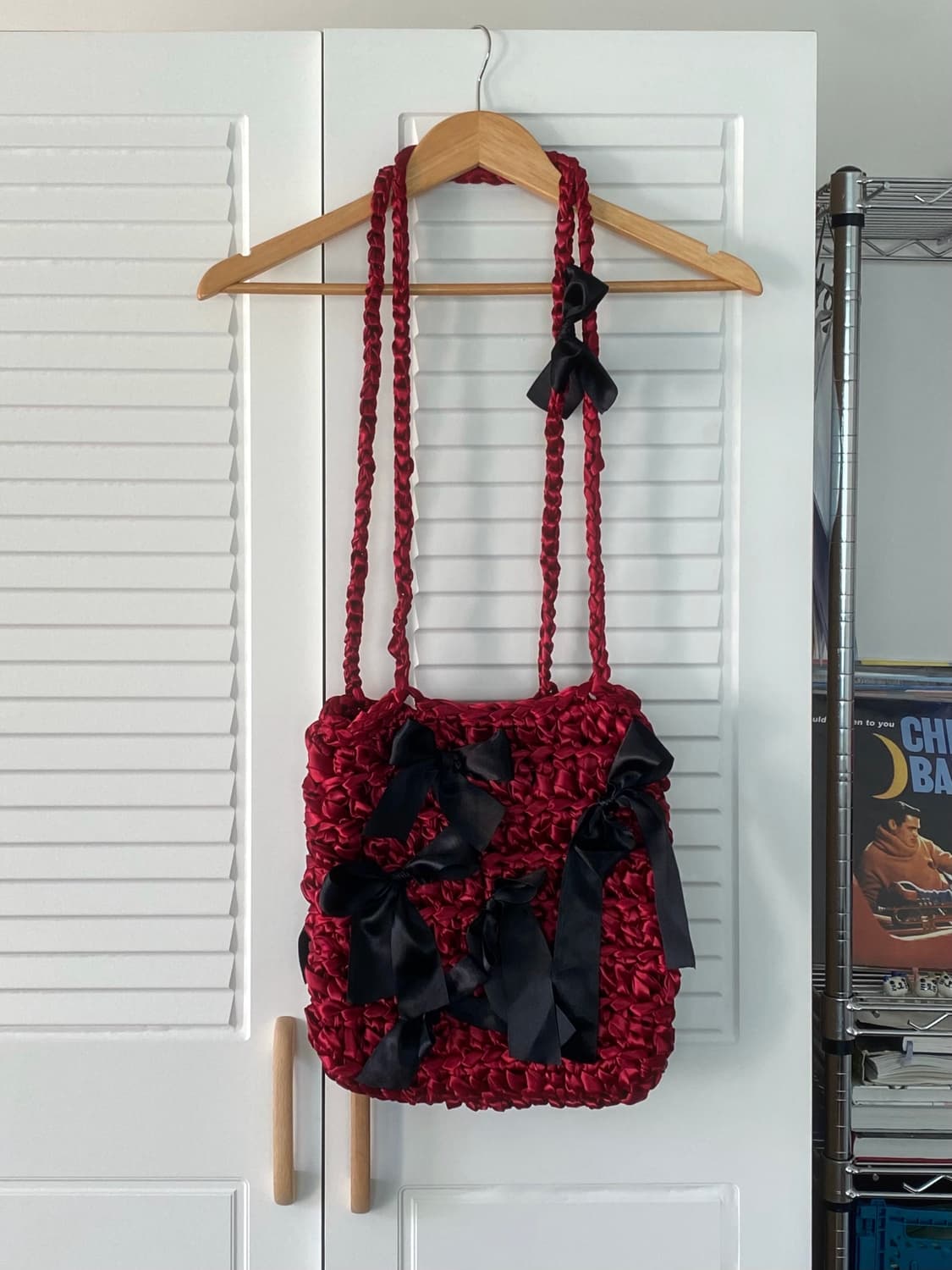 빈티지 리본 크로스 백 상품이미지1