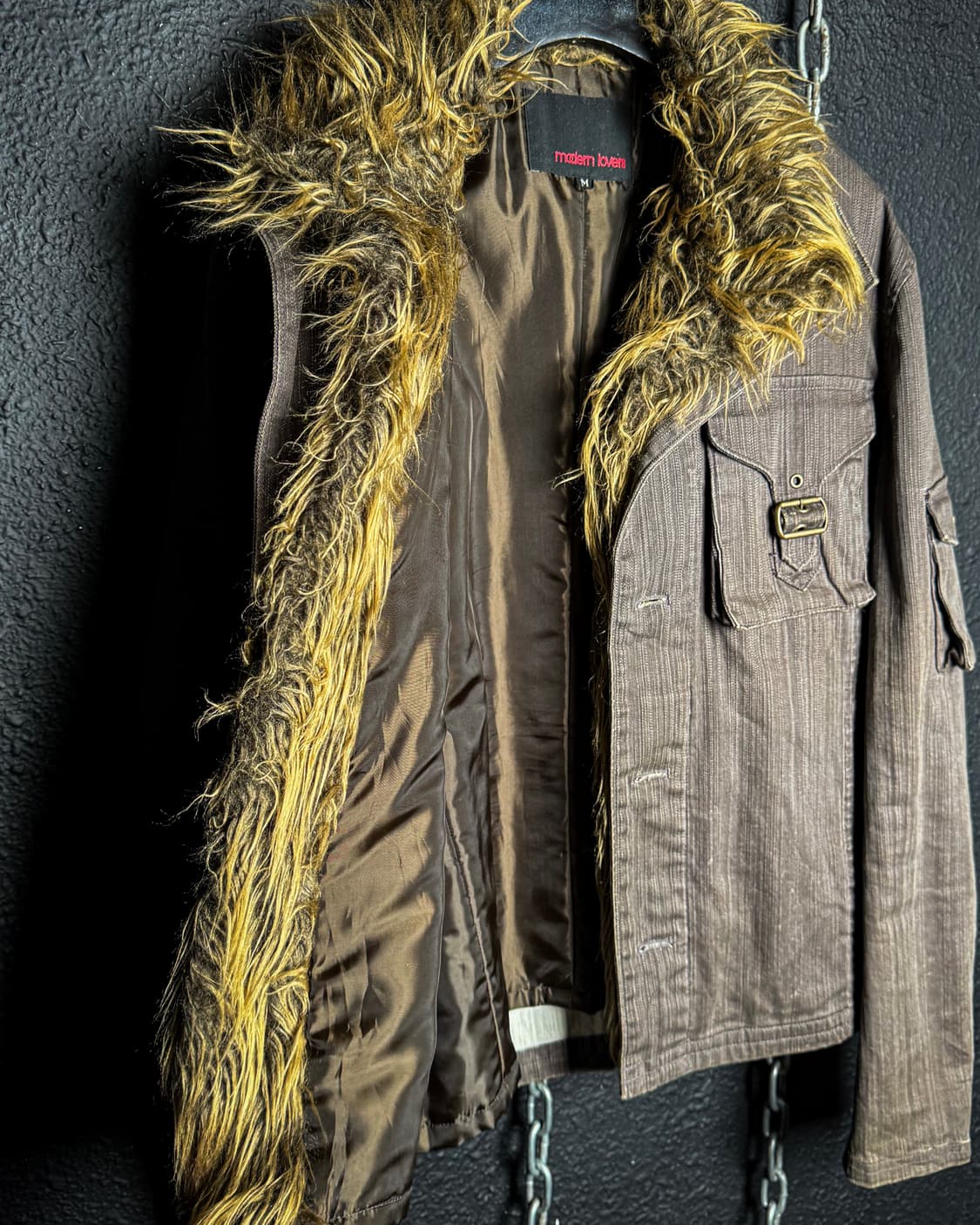 Fur Trim Military Jacket 상품이미지3
