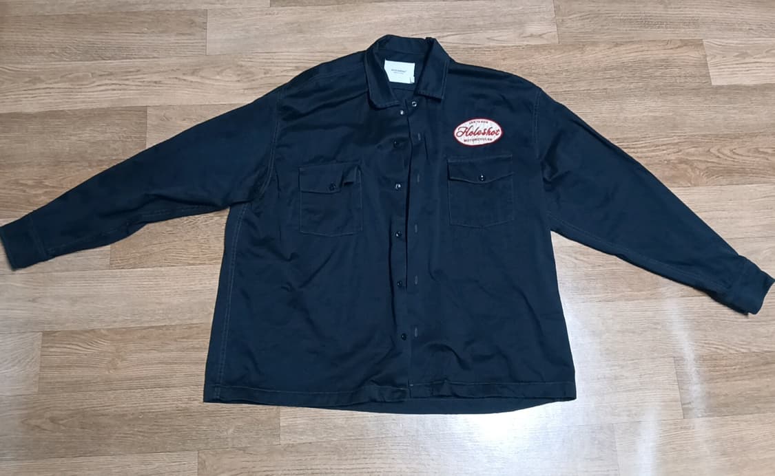 아웃스탠딩 메카닉 워크셔츠 M 블랙 상품이미지1