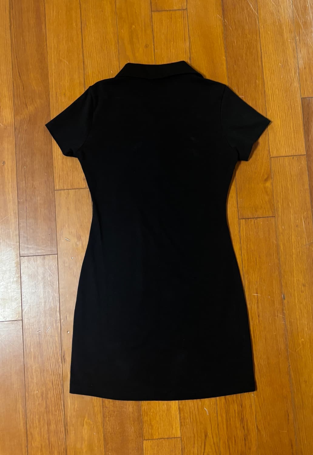 그란데라인 블랙 피케 미니원피스 상품이미지3