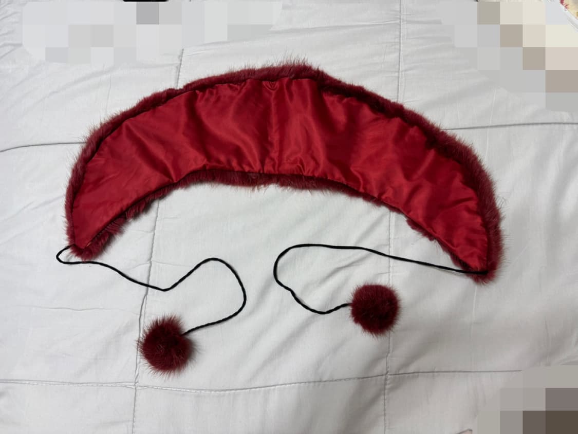 천연 밍크퍼 방울 카라/상태최상 상품이미지7