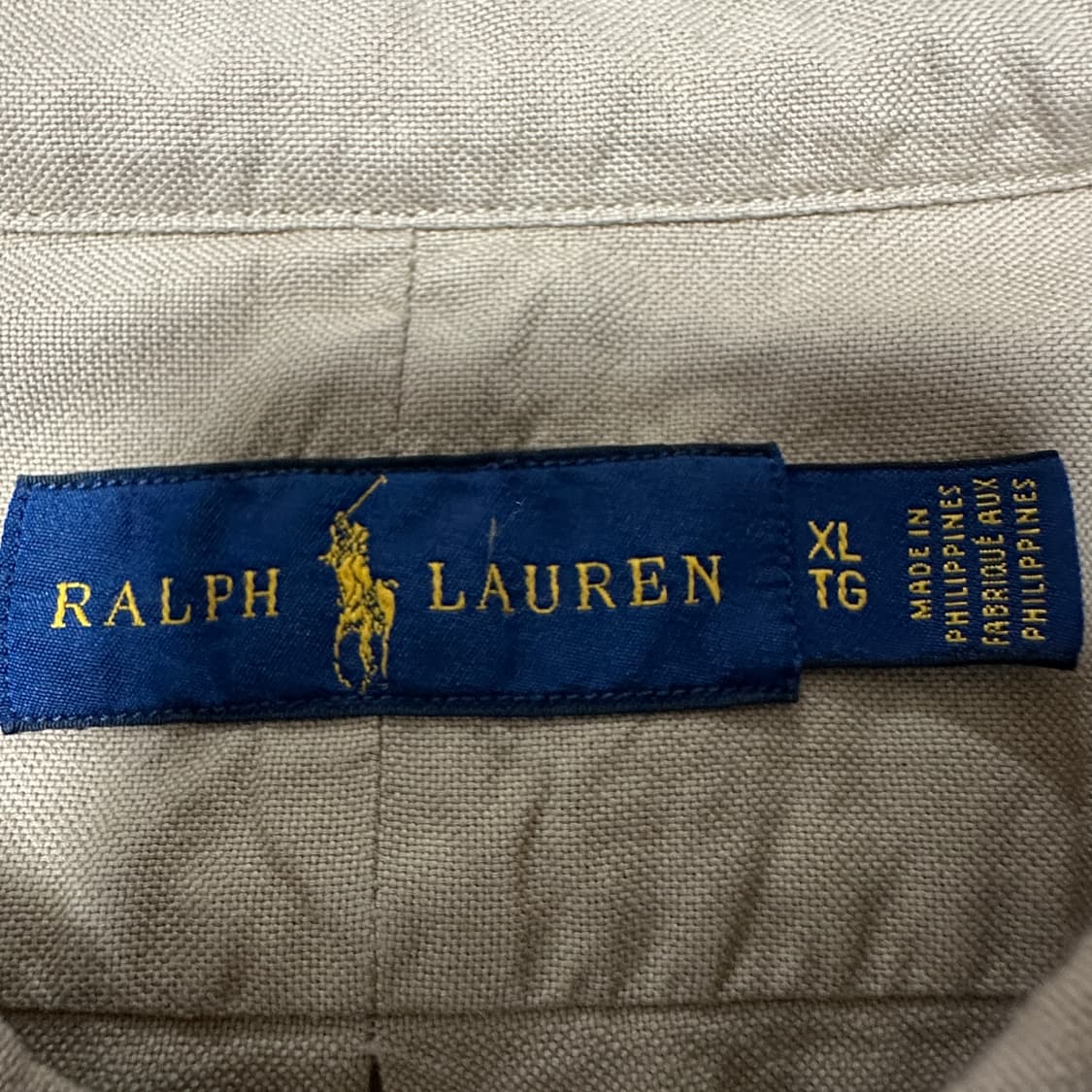 POLO RALPH LAUREN shirt beige 상품이미지4