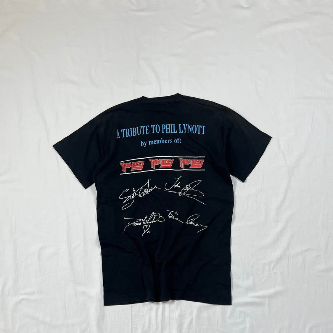 90‘s 94년도 thin lizzy 신리지 프린트반팔티셔츠 상품이미지5