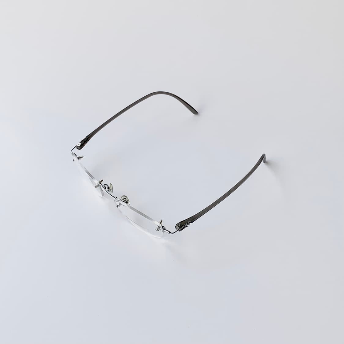 805 데드스탁 픽키 초경량 무테 사각 빈티지안경 상품이미지3