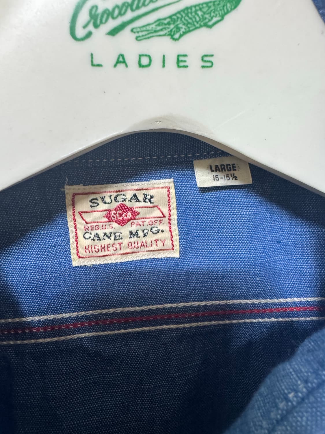 슈가케인 샴브레이 셔츠 팝니다 라지 상품이미지2