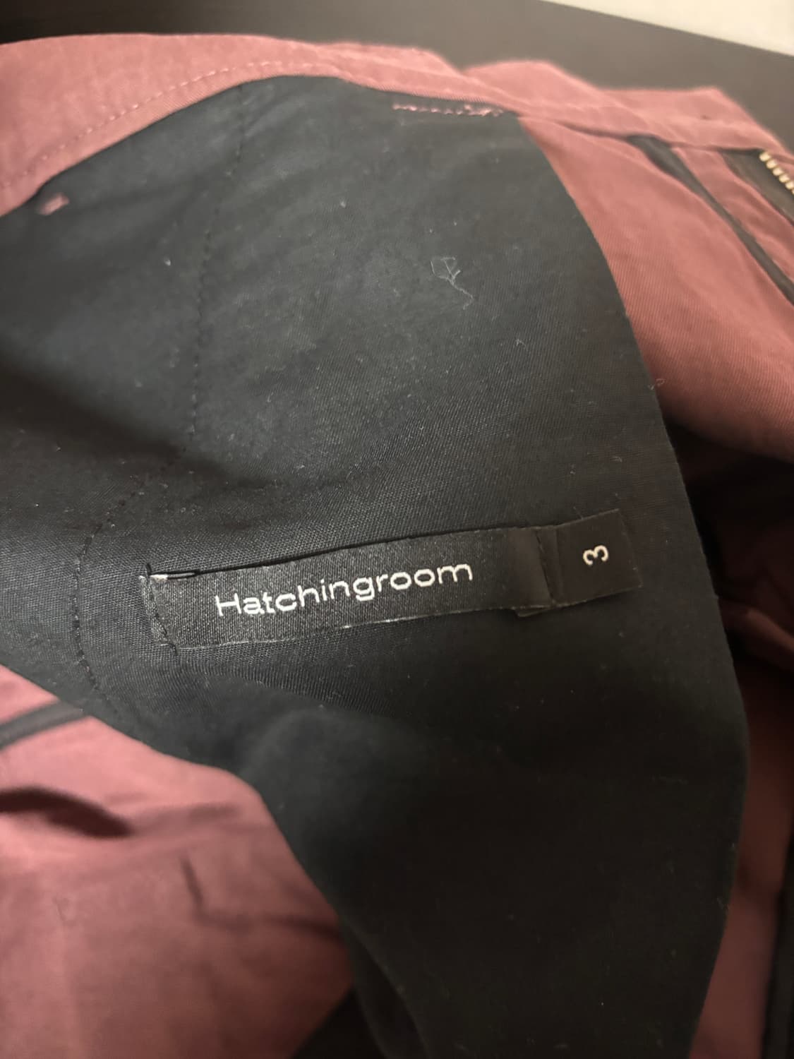 해칭룸 VTG 스노우 팬츠 버건디 상품이미지3