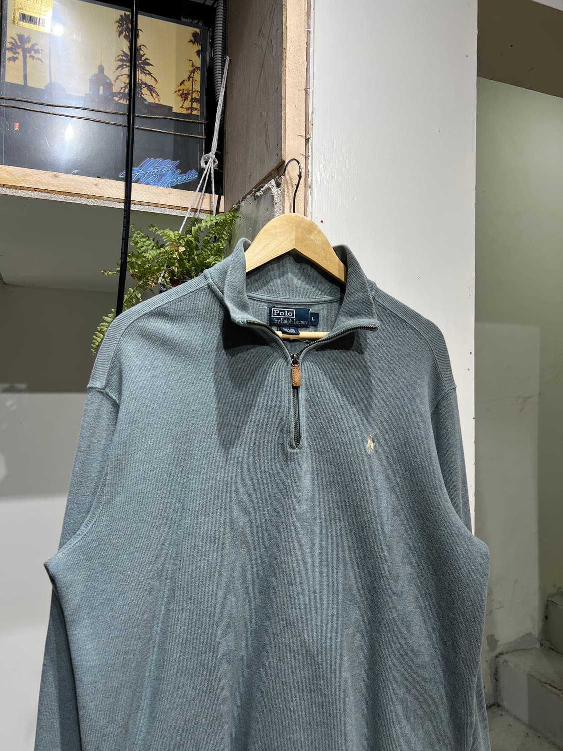 폴로 랄프로렌 반집업 니트 상품이미지1