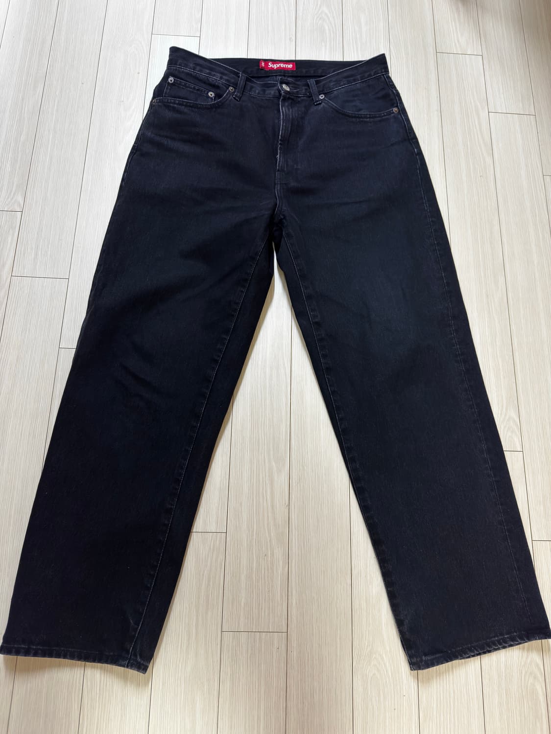 슈프림 배기진 블랙 25ss 상품이미지3