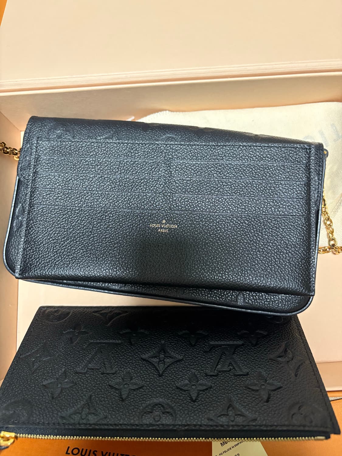 루이비통 포쉐트 펠리시 앙프렝뜨 블랙 상품이미지6